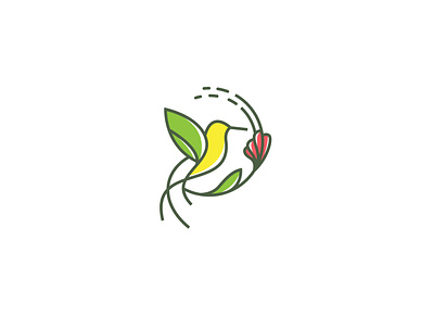 natural bird animasi branding desain design icon illustration ilustracion logo merek vektor