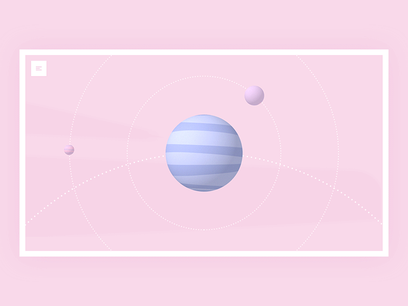 "Planets system" animation clouds illustration motion planets solar space system