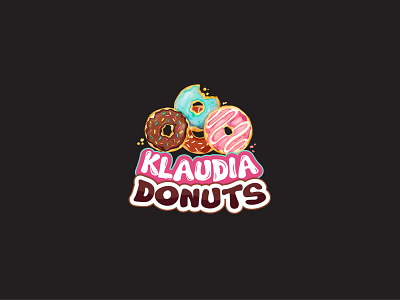 Donut Shop Logo branding logo logomark logos logotype modern symbol typography