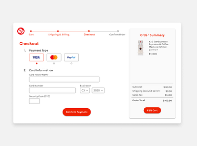 Daily UI 002 – Checkout page daily ui daily ui 002 daily ui challenge illy