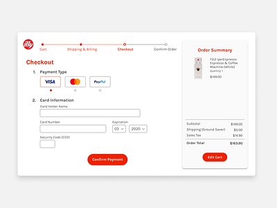 Daily UI 002 – Checkout page