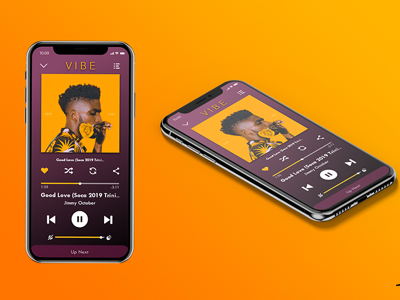 Daily UI Challenge #9 music player mock-up iphone ux ui app design digital design 009 daily ui