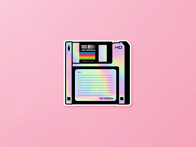 Stickermule HD-3D90s Floppy Disk