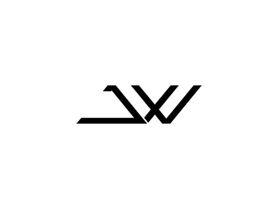 Personal Logo black branding clean design josh josh warren logo minimal minimalistic warren white