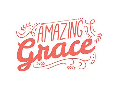 Amazing Grace amazing amazinggrace arrow grace hand drawn texture typography vintage