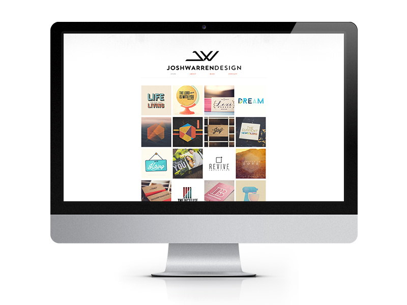 Updated Site by Josh Warren on Dribbble