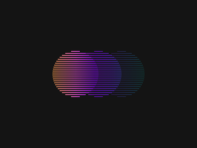 Intersection abstract abstract logo gradient icon illustration illustrator minimal ui uiux vector