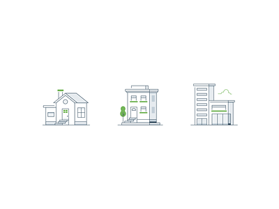 House, apartment, condo apartment condo condominium design home house icon illustration illustrator minimal tree ui vector visual