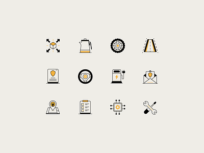 Auto-tech Icons