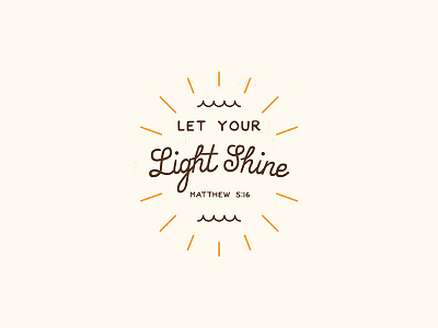 Let your light shine bible church josh warren light light ray ray sermon shine texture typography verse waves