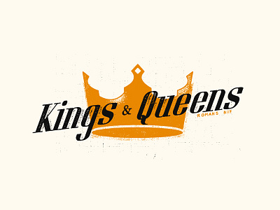 Kings and Queens bible crown josh warren king print queen romans shirt texture verse