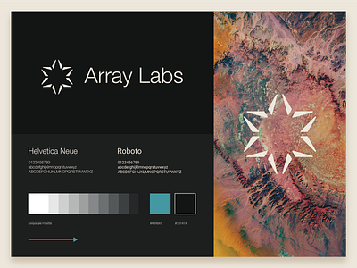 Array Labs abstract branding camera clean galaxy helvetica logo minimal modern professional satellite space star startup tech