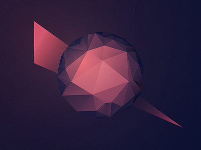 Low-poly sphere