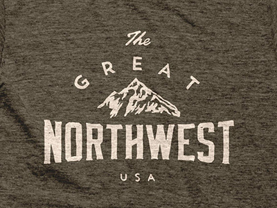 TGNW Shirt adventure apparel explore josh warren mountain pnw screen print shirt
