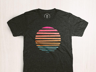 Minimal Shirt abstract apparel illustration illustrator josh warren minimal nature shirt sun vector