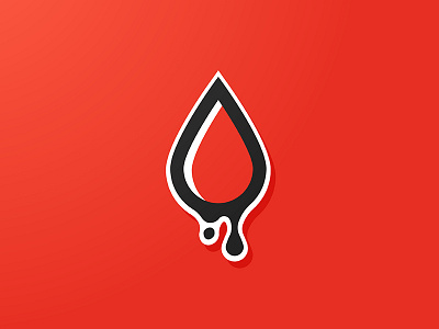 Blood blood drip drop illustration illustrator scary sticker vector