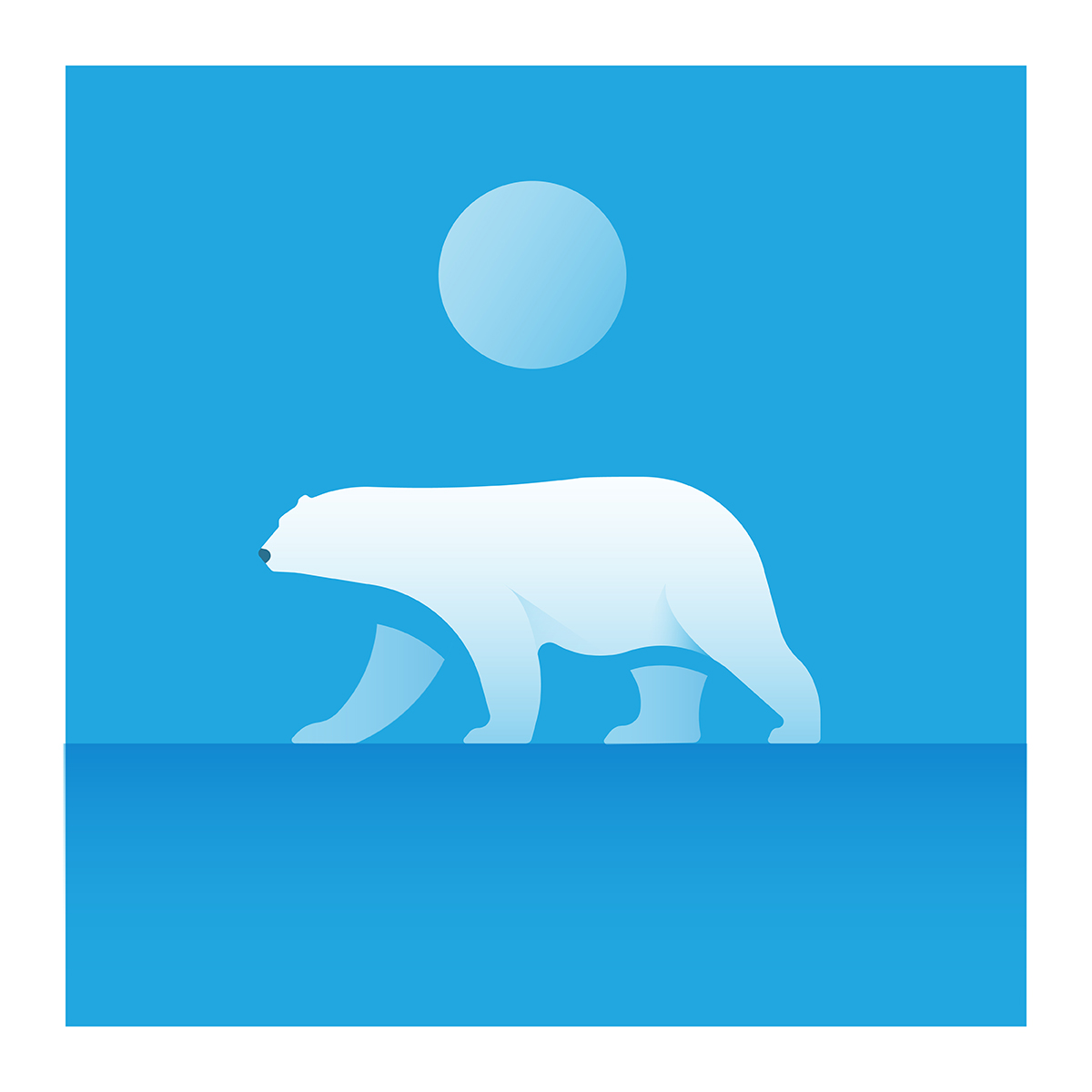 Белый медведь логотип