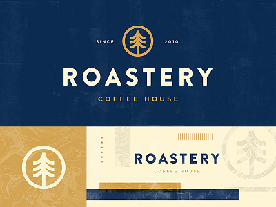 Roastery branding coffee drink icon logo minimal nature outdoors packaging shop tree vintage