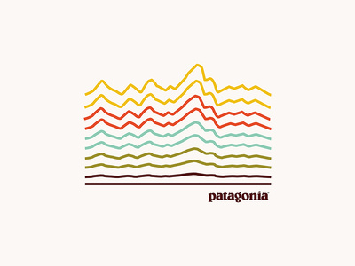 Pata-terrain apparel design graphic design illustration minimal nature outdoors patagonia shirt