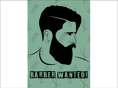 Barber Poster drawing illustrator pattern poster vector