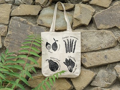 Farmers' Market Canvas Tote