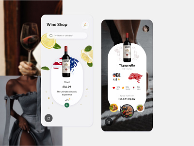wine-shop app app concept branding feed app home feed mobile app mobile product product product concept recommendations sixwines ui wine wine app wine branding wine delivery wines
