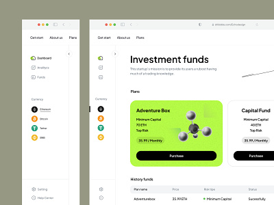 Pricing Plan app design cash desk dashboard dashboard design echo financial app graphic design growth investment fund money neobank offer payment plans pricing proposal ui visual identity