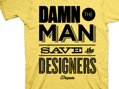 Tee designer tee typography yellow