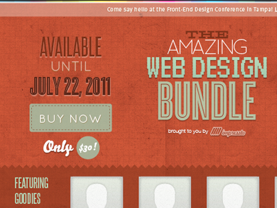 Impressto Design Bundle bundle impressto red teal texture typography
