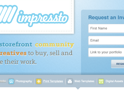 Impressto Homepage home homepage impressto join storefront