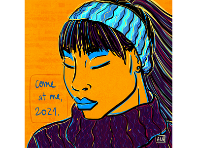 ready for 2021 2021 design digital illustration illustration mental health women women empowerment women in illustration