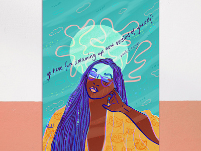 reinventing yourself every now and then design digital illustration illustration mental health portrait racism women women empowerment women in illustration