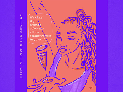 do what feels right for yourself today digital illustration illustration lgbtqia women women empowerment women in illustration