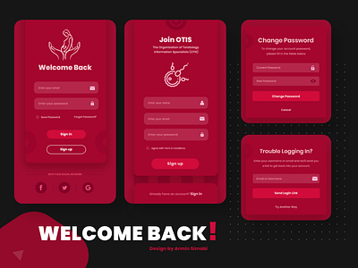 Welcome Back :) change password email log in sign in sign up ui uiux ux uxdesign