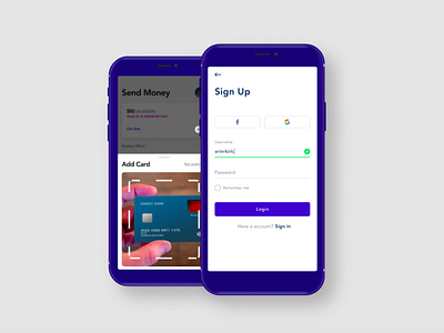 Alphacash - Sign Up / Adding Payment Method