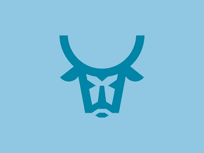 Wrangler Bull graphic design icon icons identity logo logos thicklines