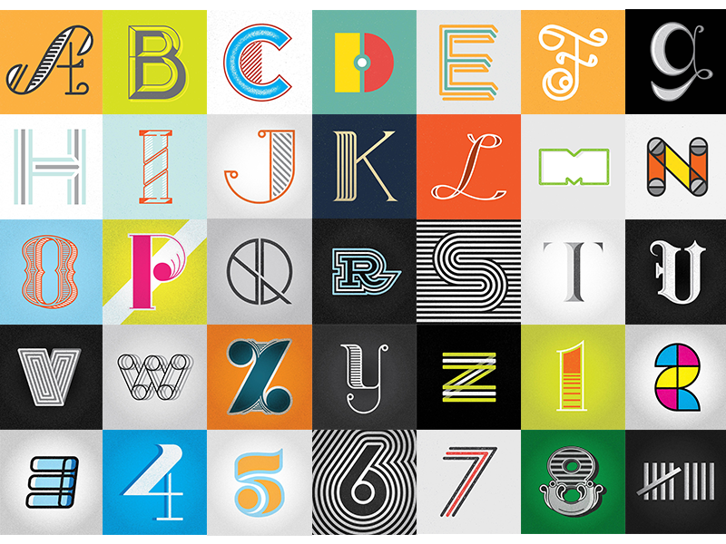 36 Days of Type by Justin Jackson on Dribbble