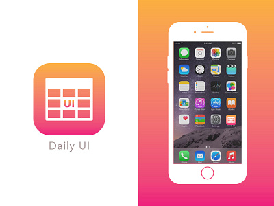 Daily UI iOS App icon 005 app application dailyui digital icon process ui user interface ux