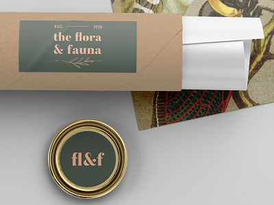 The Flora & Fauna Logo branding colorful design graphic design illustration logo nature