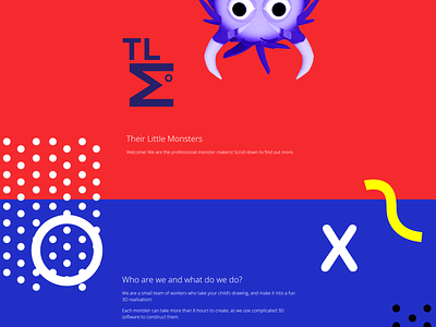 Their Little Monsters Branding & Website branding branding design colour colourful design logo logo design web design website