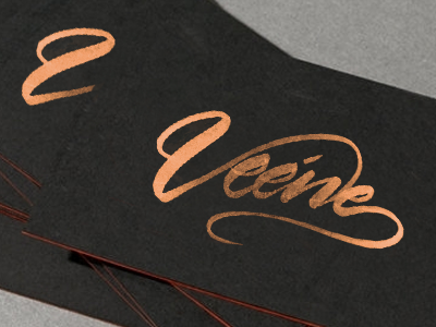 Veene agency artist branding bussines caligrafia calligraphy design lettering letters logo type typography