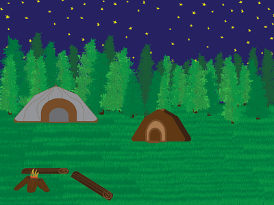 camp camp illustration