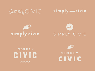 More Logo Sketches for Simply Civic