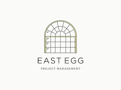 East Egg Initial Logo Sketch branding logo design