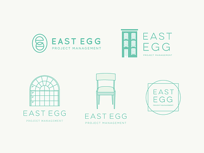 East Egg Logo Sketches branding logo design