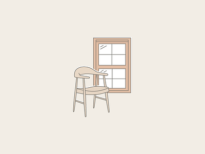 Chair + Window Exploration branding
