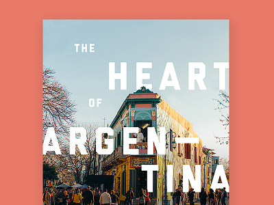 Heart of Argentina type design typography