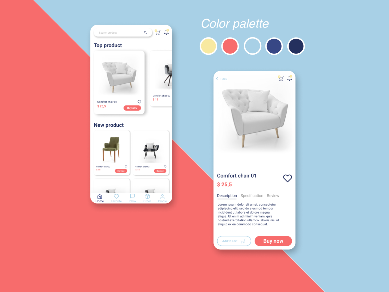 Furniture App By Muhamad Ikhsan Rachmadan On Dribbble