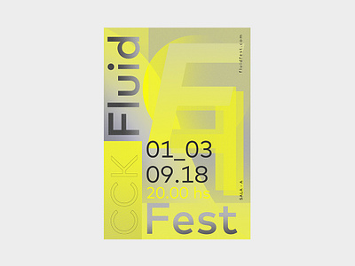 Fluid Fest 2d art colors design electronic music festival geometic geometry graphicdesign illustrator music art photoshop poster poster art type typography