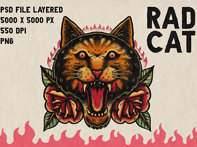 rad cat illustraton animal artist artwork cat dark art design illustration label packaging labeldesign photoshop poster poster art poster design product product design stipple tshirtdesign